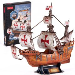 3D puzzle: Santa Maria CubicFun 3D ship model