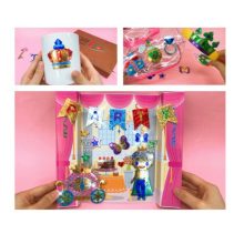 Amos fóliás, matricás képkészítő készlet - party a kastélyban