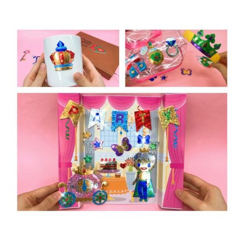 Amos fóliás, matricás képkészítő készlet - party a kastélyban