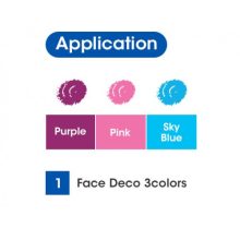 Amos arcfesték lányos színek, 3db/bliszter