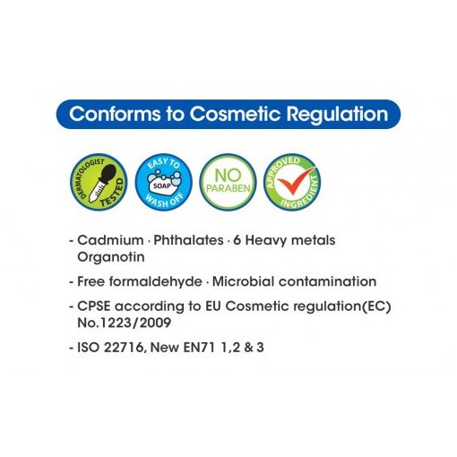 Amos arcfesték lányos színek, 3db/bliszter