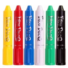 Amos arcfesték vegyes színek, 6db/bliszter