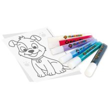 Amos üvegmatrica festék 6 db kutyusos kifesthető mintával