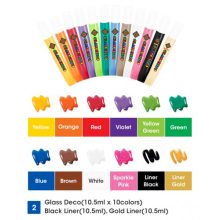 Amos üvegmatrica festék - király / királylány kreatív szett 8 darab sablonnal