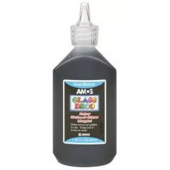 Amos Üvegmatrica festék 40 ml fekete, kontúr