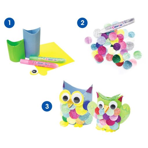 Amos Dekor ragasztó NEON színek 5db/bliszter