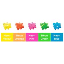 Amos Dekor ragasztó NEON színek 5db/bliszter