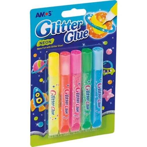 Amos Dekor ragasztó NEON színek 5db/bliszter