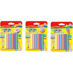   Gyurmakészlet 90 g 6 db/bliszter Keyroad Pastel pasztell színek