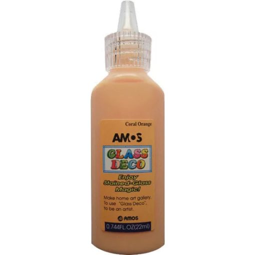 Amos Üvegmatrica festék 22 ml narancs