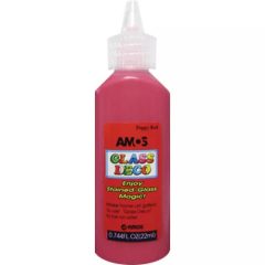 Amos Üvegmatrica festék 22 ml piros