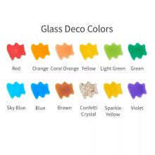 Amos üvegmatrica festék készlet 3 db Vincent van Gogh mintával - Glass Deco