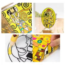 Amos üvegmatrica festék készlet 3 db Gustav Klimt mintával - Glass Deco