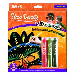 Arcfesték + 3 db maszk fiús 150