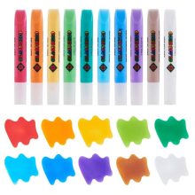 Amos üvegmatrica festék - dínók kreatív szett 12 darab sablonnal