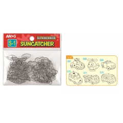   Amos kifesthető sablon üvegmatrica festéshez - járművek, 6 darab