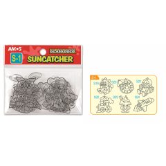 Amos kifesthető sablon üvegmatrica festéshez - 6 darab S4