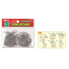 Amos kifesthető sablon üvegmatrica festéshez - 6 darab S6