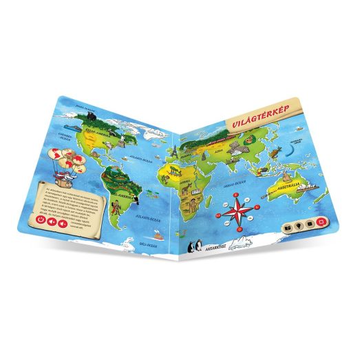 Világatlasz - Tolki interaktív foglalkoztató hangoskönyv alapkészlet