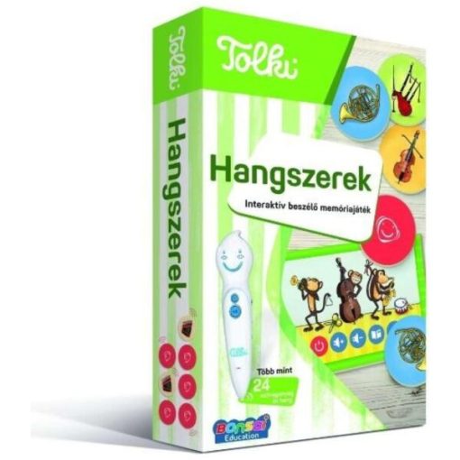 Tolki interaktív memóriajáték - Hangszerek