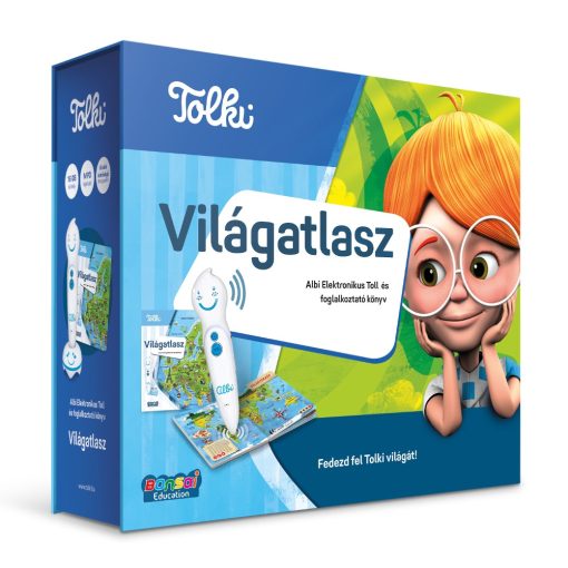 Világatlasz - Tolki interaktív foglalkoztató hangoskönyv alapkészlet
