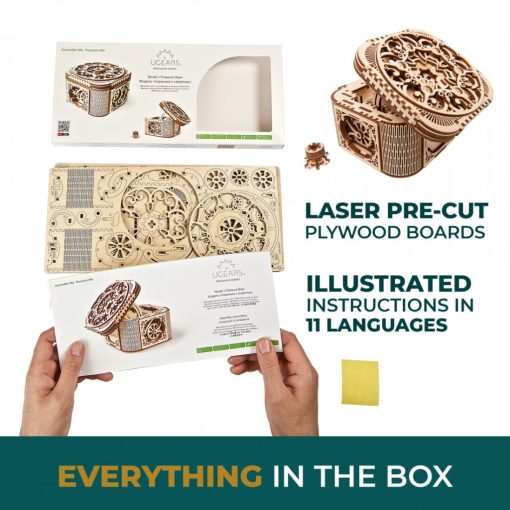 3dpuzzle Kincsesláda - Ugears