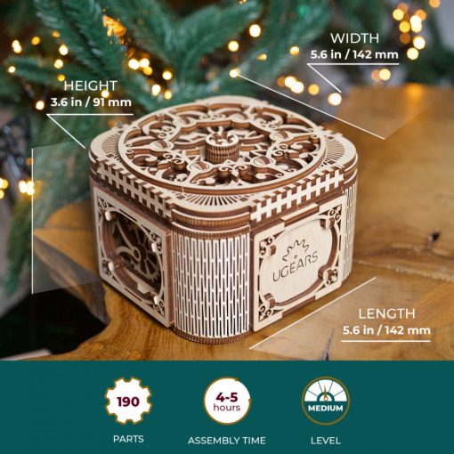 3dpuzzle Kincsesláda - Ugears